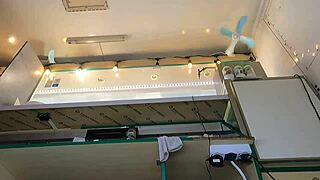 super sexy slim eighteen 18+ years old chick working in pear thongs and braless