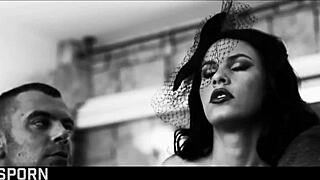 Sensual Brunette Milf in Anal Threesome with Double Penetration