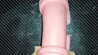 Kissy and Dolly's trio ends with tits fucking.