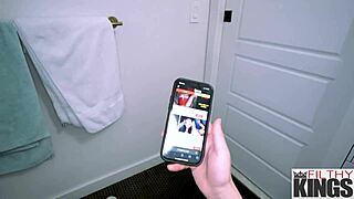 Stepsis Offers Help With Her Shaved Pussy And Blowjob