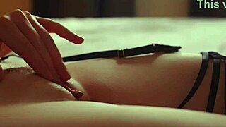 Beautiful Muscular Woman Masturbates Tight Pussy Lips In Hotel Room Awaiting Fucking