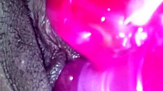 my ex ebony girlfriend plays with vibrator and sucks my cock