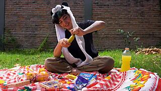 laras picnic - full vomit barf fetish movie