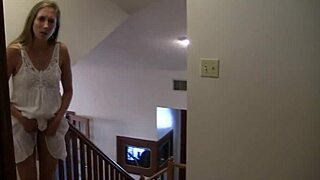 step mommy chats with the babysitter about daily chores