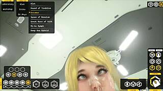 Couples play sex game with deepthroat and cum in mouth challenges