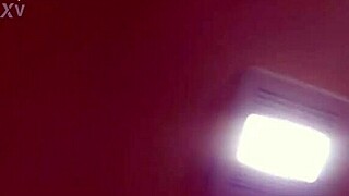 In the shower, she gets wet and starts touching herself sensually.