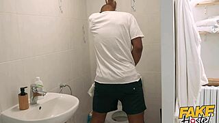 Amazing asian in fake hostel hates boyfriend