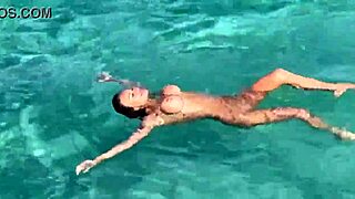 Sexy Monika Fox Swims Naked In Pool And Sea In Hot Country Free