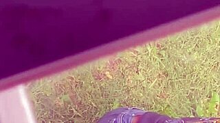 Hot stepmom bends over in hidden candid view, revealing her mother-in-law role.