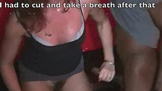 Helena Price sucking strangers' big black cocks in the theater?