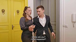 Huge Fake Tits In Stockings Trap A Monster Cock For A Headshot Cumshot.