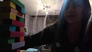 Friend climbs stairs for pussy view. 😈