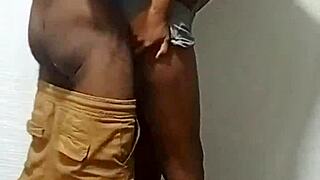 Fucking My Friends Slutty Little Sister Hard And Fast Standing Doggy