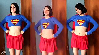 Epic sax guy dances with a gamer girl in an intense battle