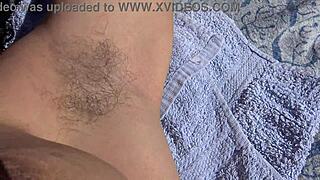 i let a perverted man cum on my hairy pussy on the beach in france