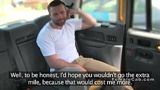 British Group Receives Blowjobs and Oral in Backseat of Fake Taxi with Voyeur POV