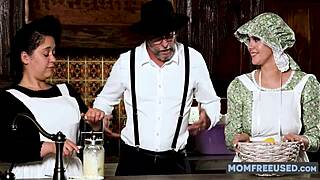 Jessie Rogers Offers Her Curvy Body In Dirty Amish Roleplay!