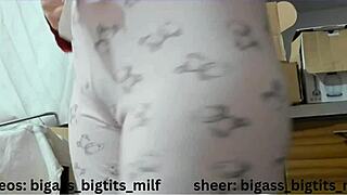 Hey, Pajamas Masturbate With Big Ass And Camel Toe Fun