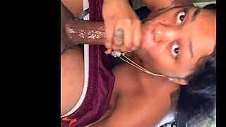 Sloppy blowjob with ball licking, followed by doggystyle riding on monster cock