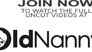 Beautiful BBW Milf Lulu Lush Steamy Striptease And Playtime Oldnanny!