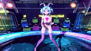 Does Hatsune Miku look hot in her nude bunny costume?