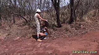 african babe, are you ready for this wild threesome fuck?