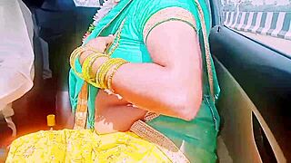 housewife, talk dirty while fucking that stranger in the car