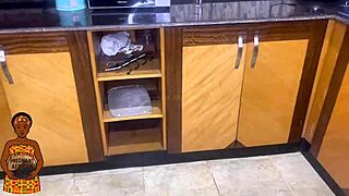 Wow, watch this black pregnant african teen 18+ getting fucked in the kitchen!