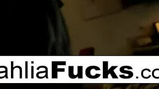 Blonde teen shows ass and tits in amateur video with James Deen