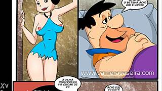 ¿história em quadrinho pornô hq pornô - os flintstones - cuidando do vizinho na noite de natal?