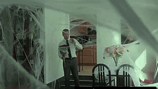 possessed housewife drains local boy with double penetration 😈