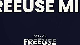 Intense double delight: sucking Natasha's big tits while fucking Leana to creampie orgasm