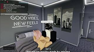 I was fucking this cute catgirl in the roblox condo, bent over in doggystyle.