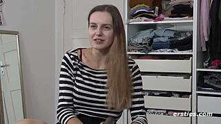 German Lauren's Wild Masturbation with Toys