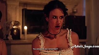 Closeted girls experience their first encounter with the ghost of a madame.