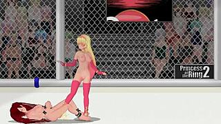 Princess of the ring 2 Paris vs Ember catfight.