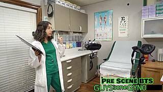 Mira Monroe, the teen 18+ nurse in latex gloves, says, Let's fetishize those toes in Florida hospital.