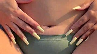 Passionate Sex on Beach with Big Ass Girl