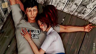 exploring the inn in this adventure game