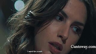 Scarlett Mae and Chanel Camryn Cuntsway Licking Pussies in Cinema 😍