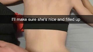 Cheating wife bent over, humiliated with dirty talk during creampie fuck