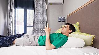 airhorn prank leads to facesitting in reality kings