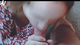 Pregnant step sister sucks dick for facial cumshot