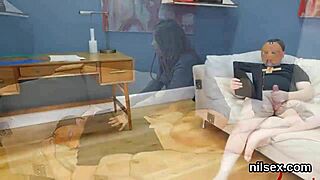 I took horny teen 18+ to nuthouse for painful anal therapy.