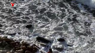 i watch horny chick get fucked by stranger on the beach