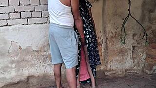 Husband Pounds Asian Wife's Asshole In Hut!