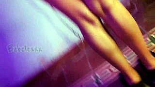 Is tight Latina pussy wet for big dildo in jeans?