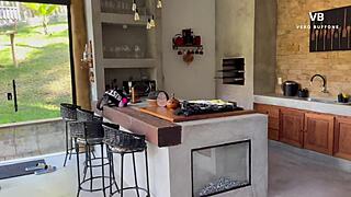 Husband's Friend Secretly Cums On Girlfriend's Big Ass