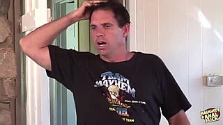 blonde latina takes two bulls