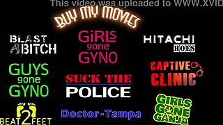 Giggles rubs long hair feet on huge hot rock at beach